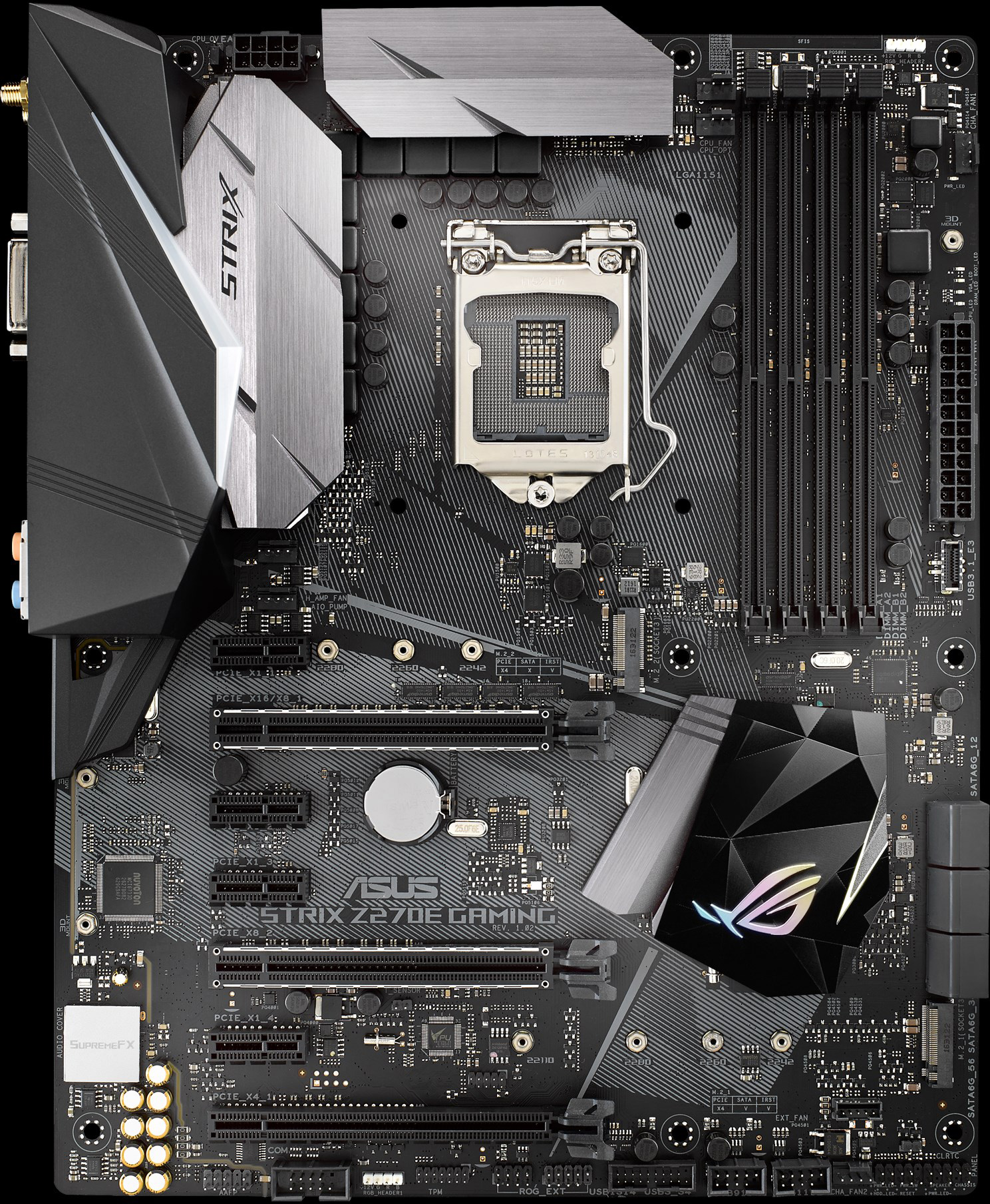 Asus Rog Strix Z270e Gaming Motherboard Specifications On Motherboarddb